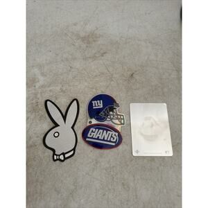VTG Sticker Lot Playboy New York Giants Cleveland Indians